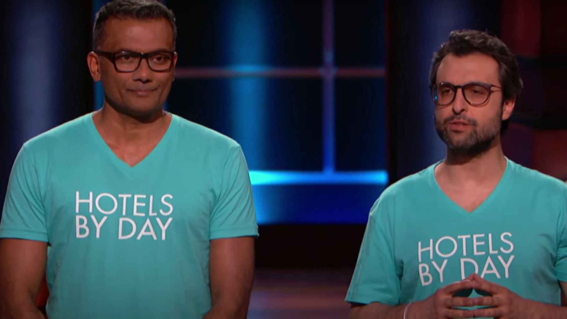 Hotels by Day entreprenuers from Shark Tank (Image via YouTube/@SonyPicturesTelevision)