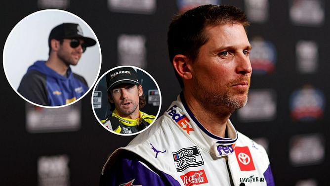 "Chase Elliott and Ryan Blaney": Denny Hamlin nominates NASCAR's famous pals as candidates for must-win scenario