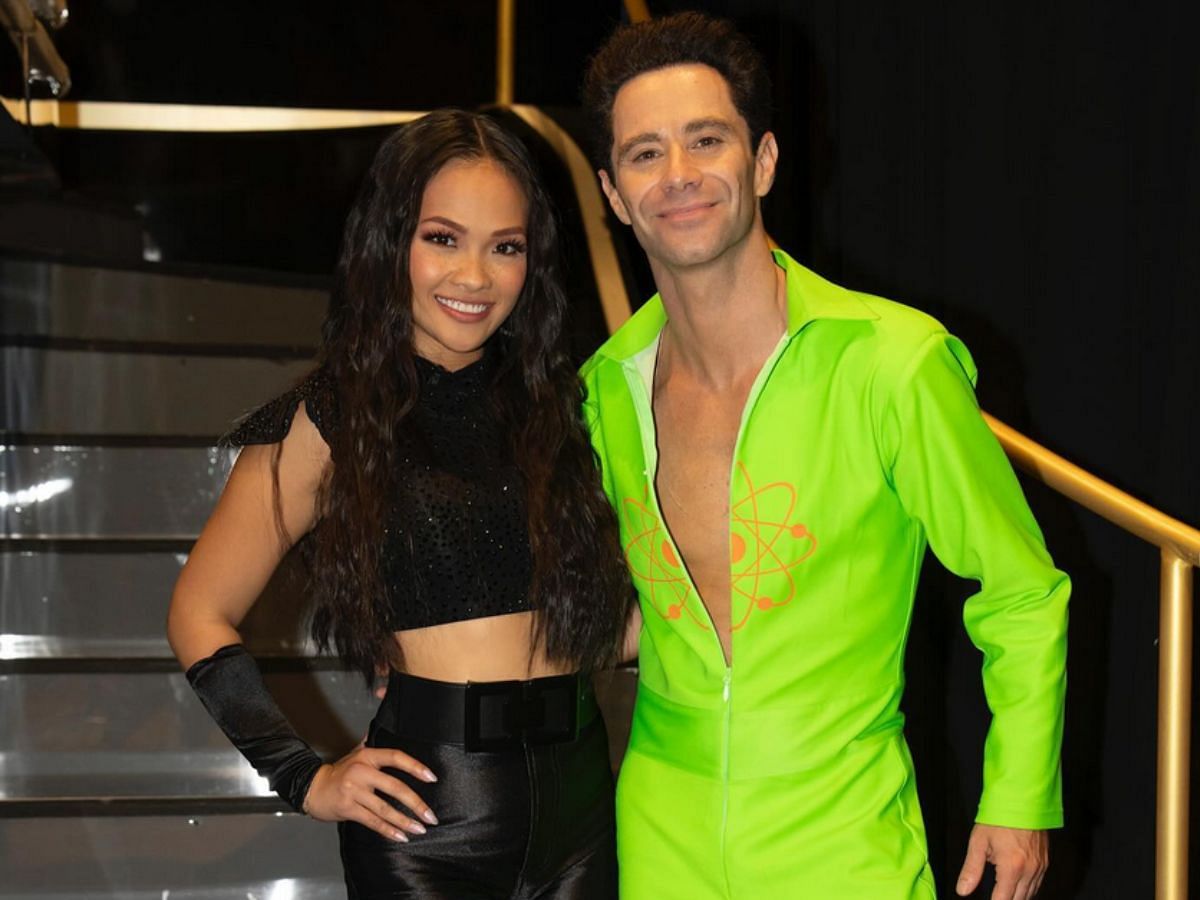 Jenn Tran and Sasha Farber of Dancing With The Stars (Image via Instagram/@dancingwiththestars)