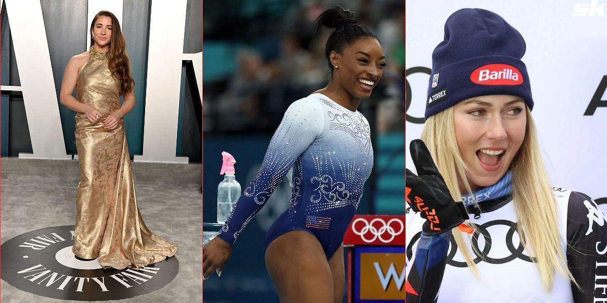  Aly Raisman and Mikaela Shiffrin express their excitement for Simone Biles