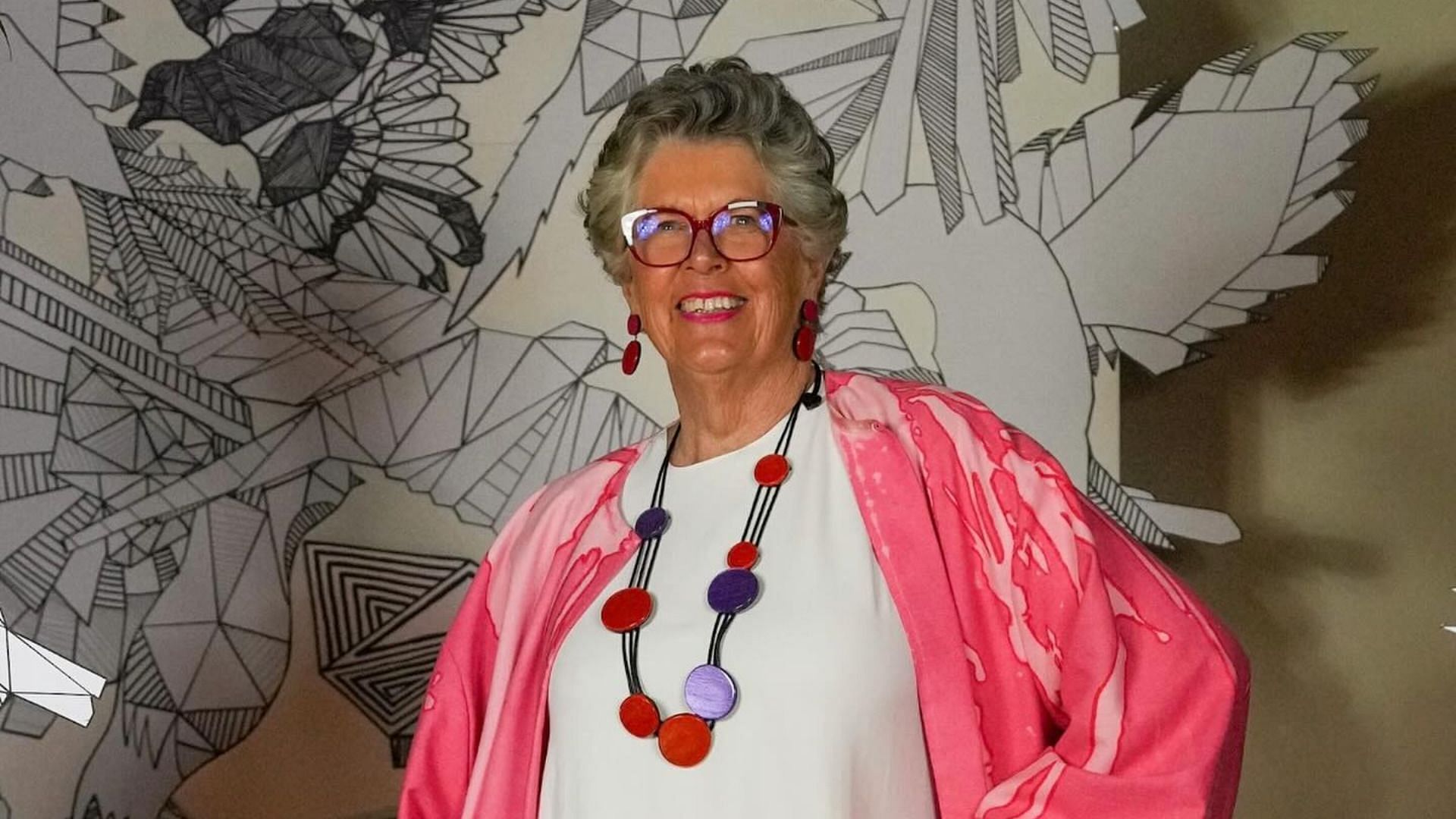 Prue Leith in GBBO (Image source via Instagram @prueleith)