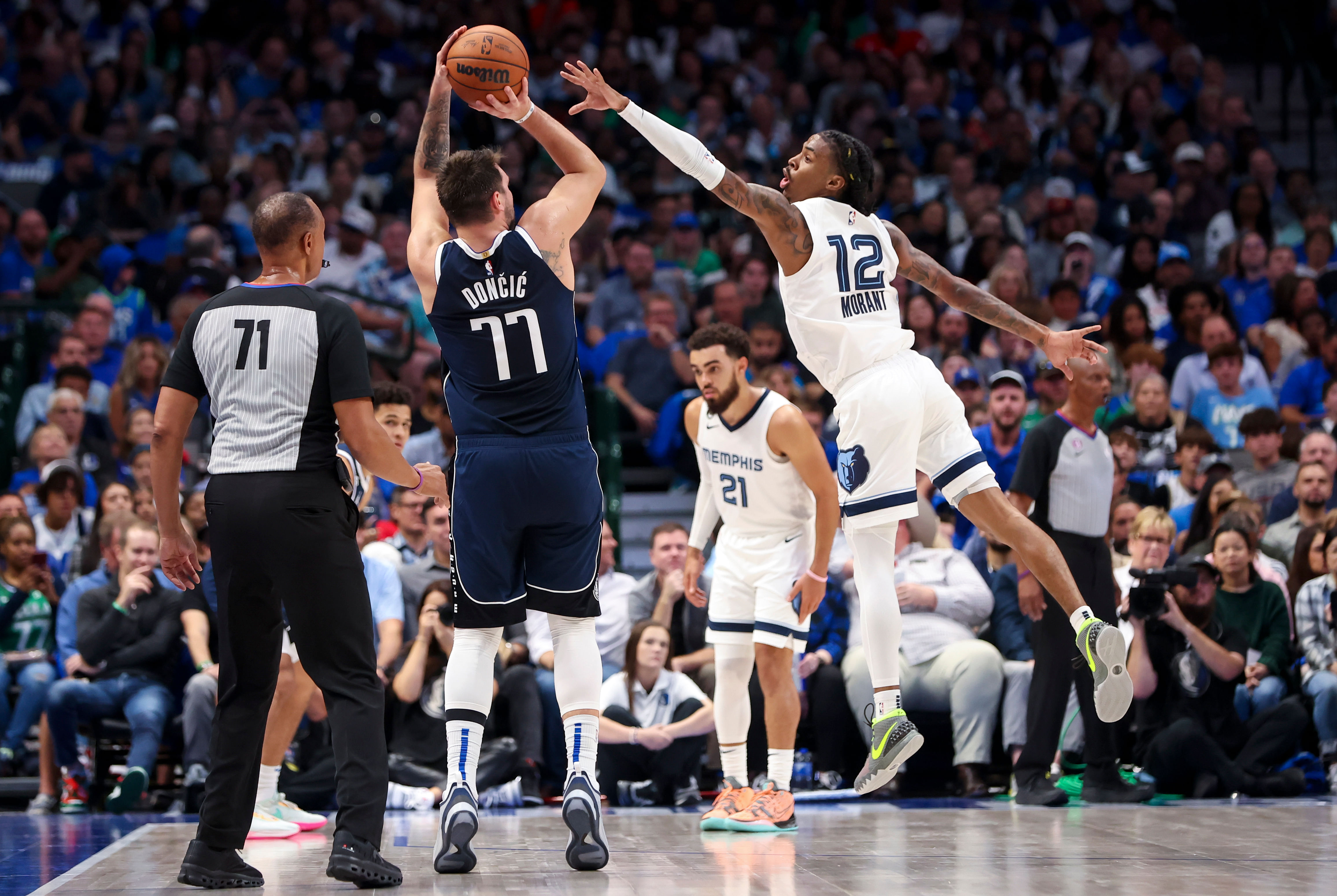 Memphis Grizzlies vs Dallas Mavericks Starting Lineups and Depth Charts