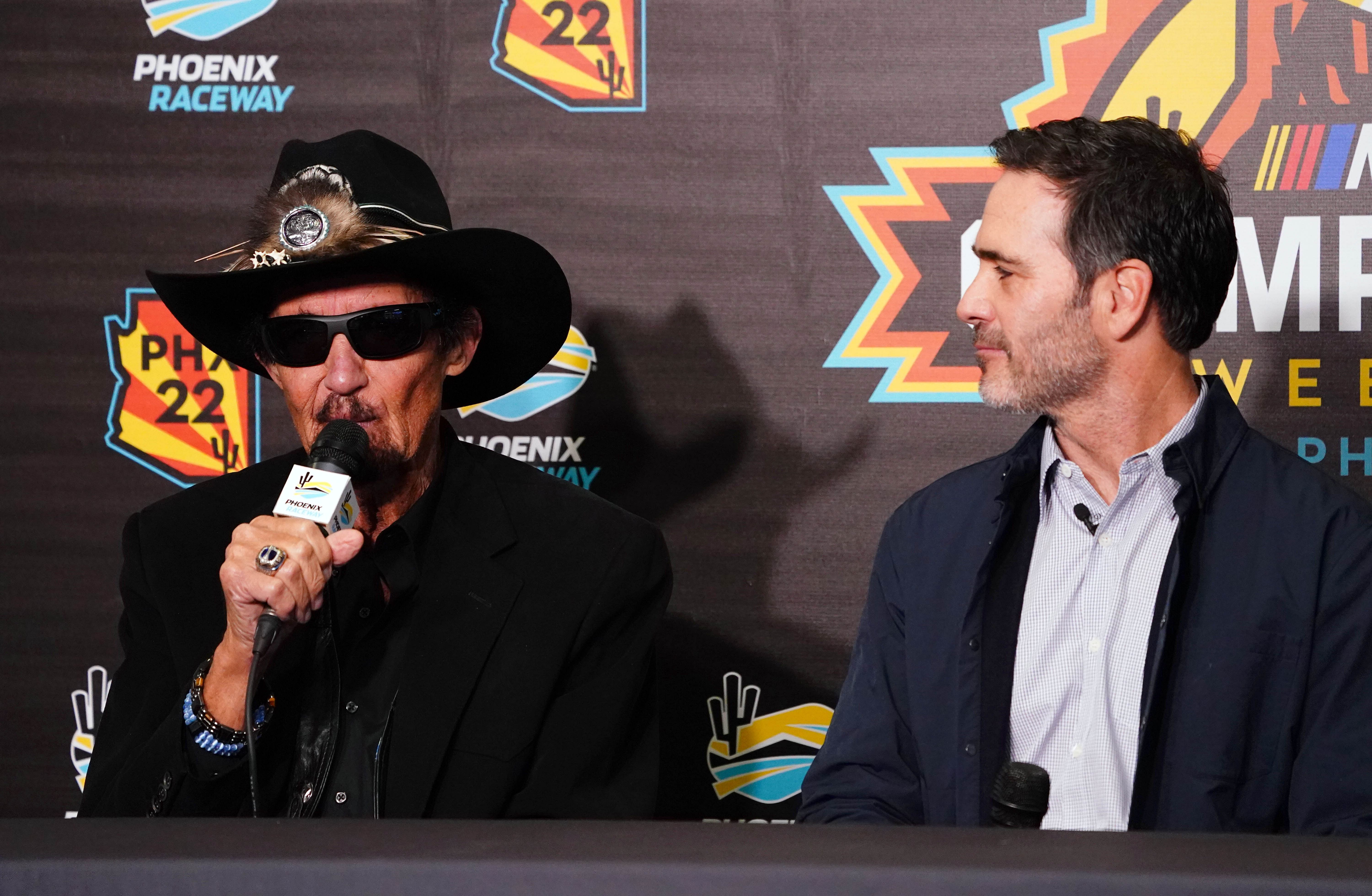 Richard Petty and Jimmie Johnson (Source: Imagn)