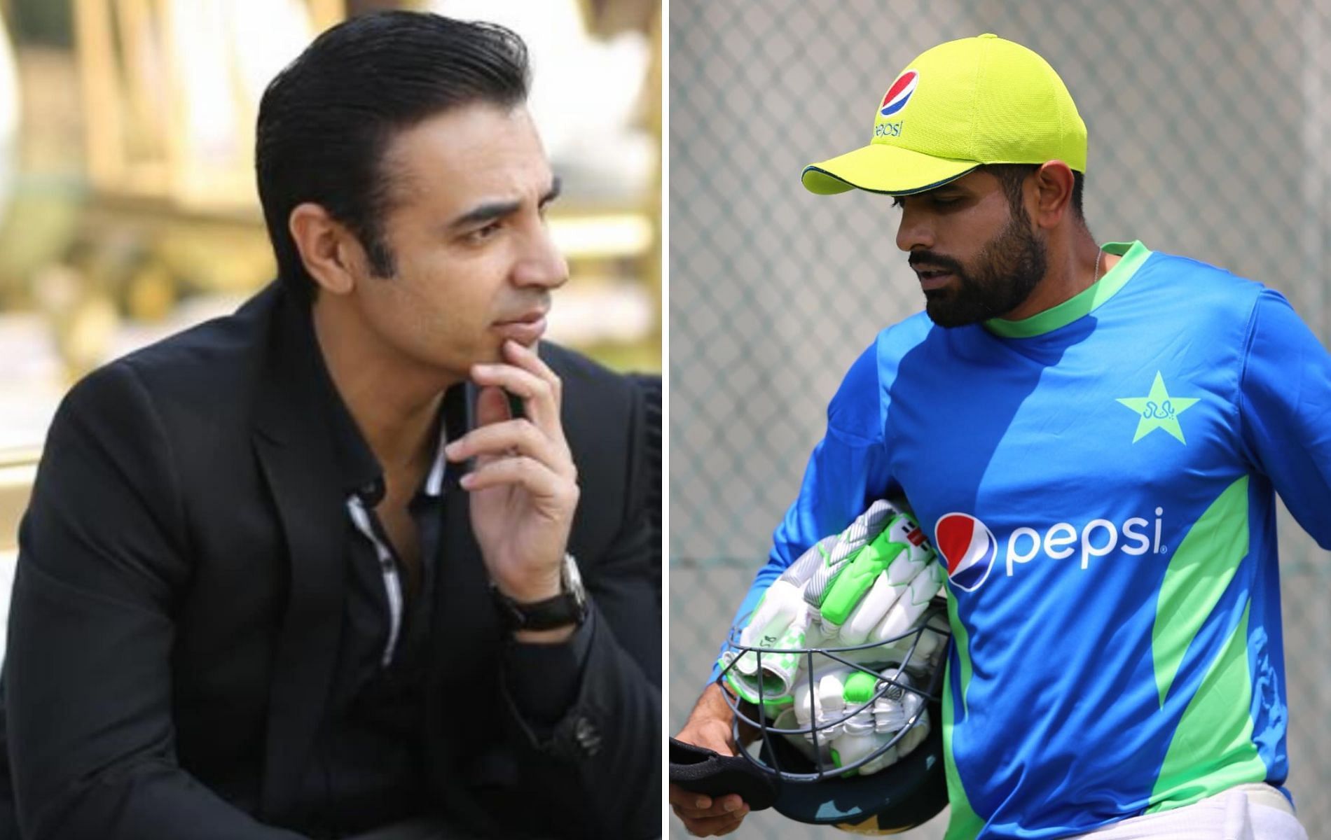 Salman Butt (L) and Babar Azam (R). (Pics: Instagram)
