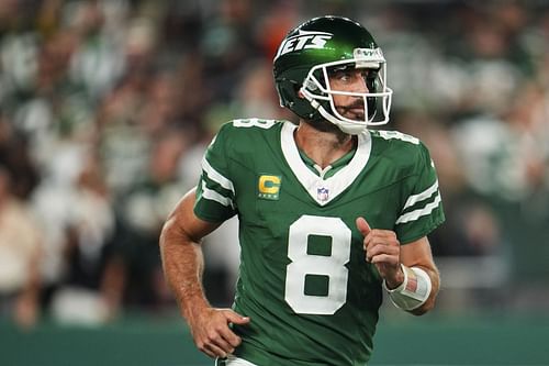 Aaron Rodgers at New England Patriots v New York Jets - Source: Getty