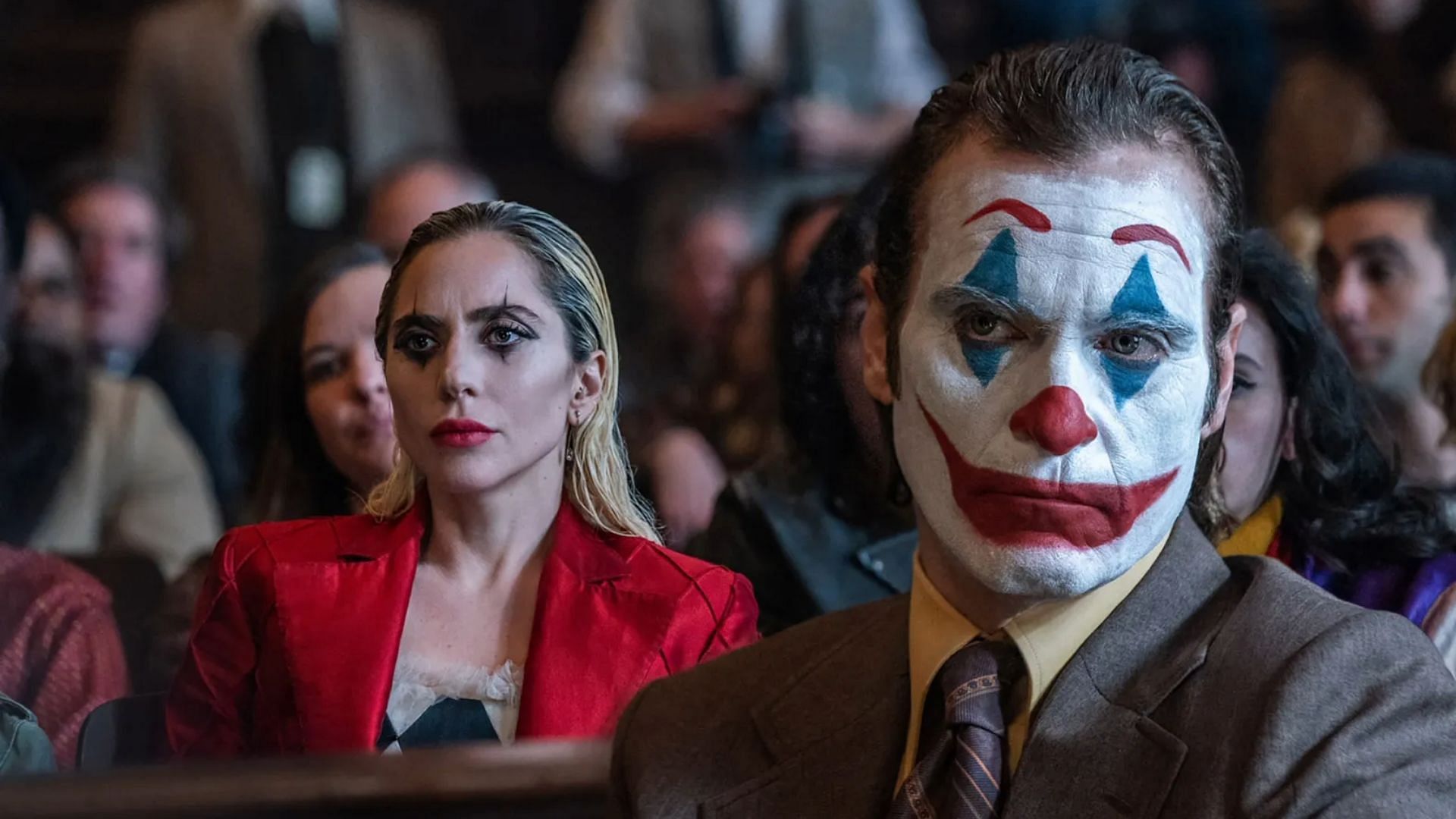 Joaquin Phoenix and Lady Gaga in Joker: Folie &agrave; Deux (Image via YouTube/@WarnerBrosPictures)