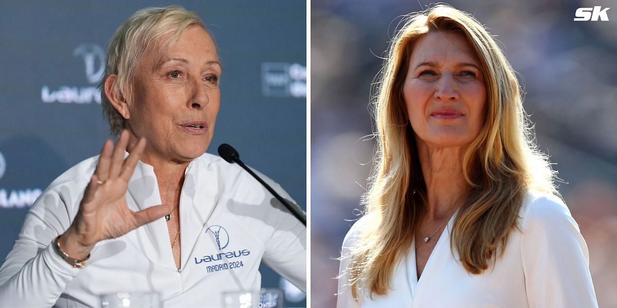 Martina Navratilova (L) and Steffi Graf (R) (Image Source: Getty)