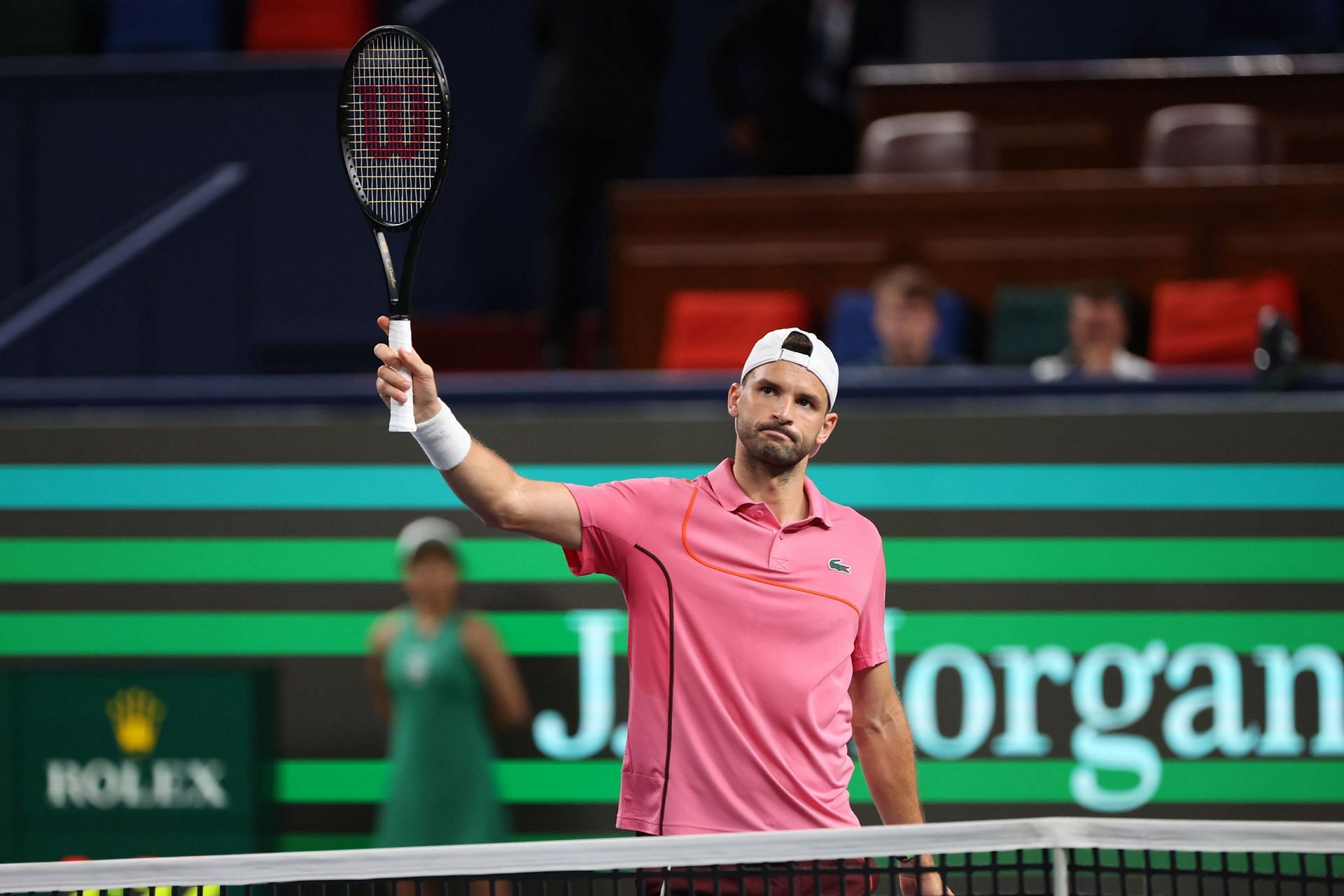 Grigor Dimitrov pictured at the 2024 Shanghai Masters | Image Source: Getty