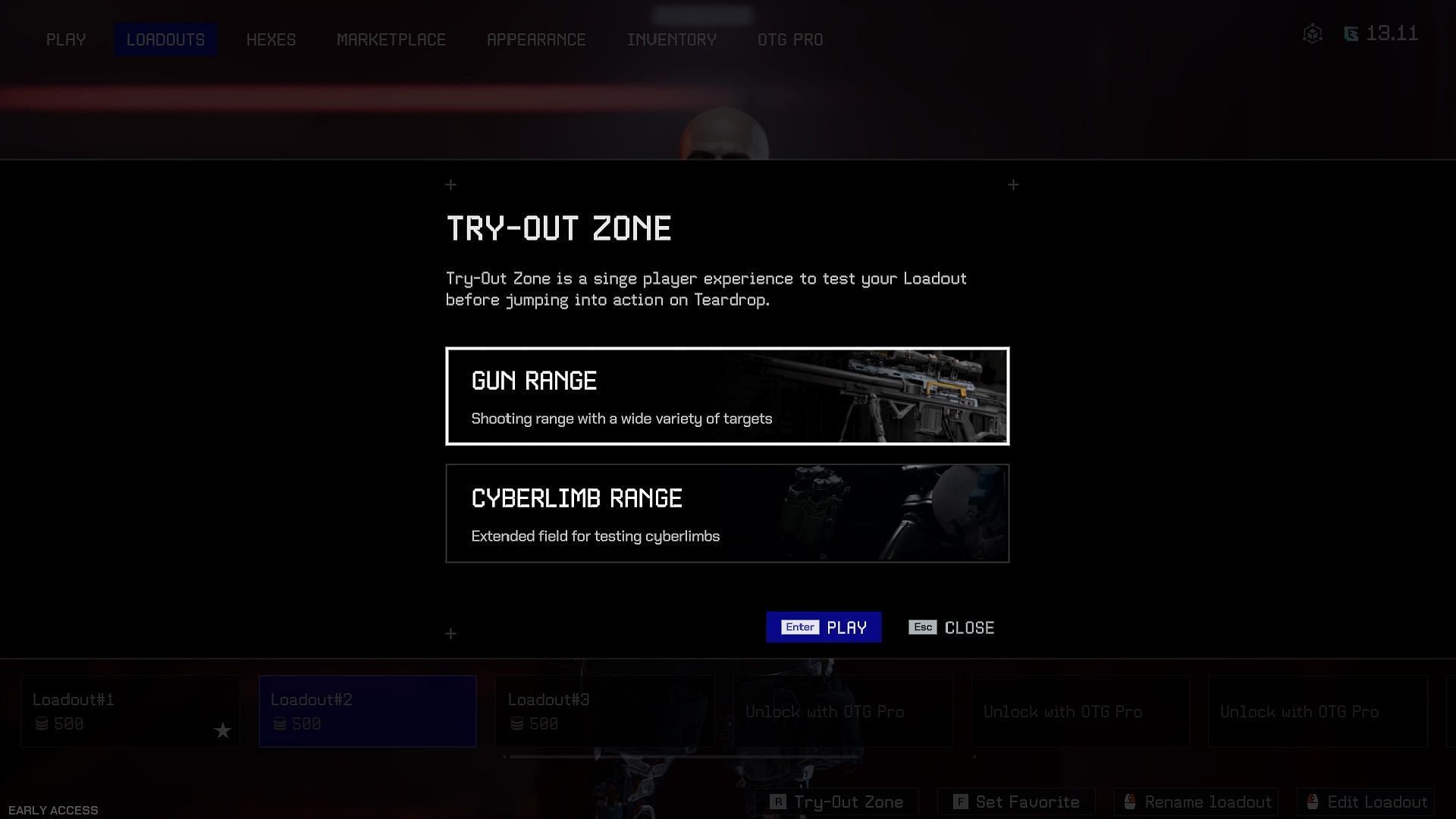 Gaining access to the Try-Out Zone or the Training Range in Off The Grid (Image via Gunzilla Games)