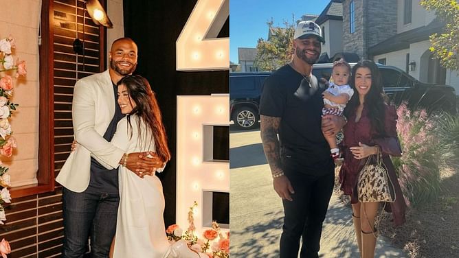 IN PHOTOS: Cowboys star Dak Prescott's fiancee Sarah Jane looks back at 'best' romantic engagement week