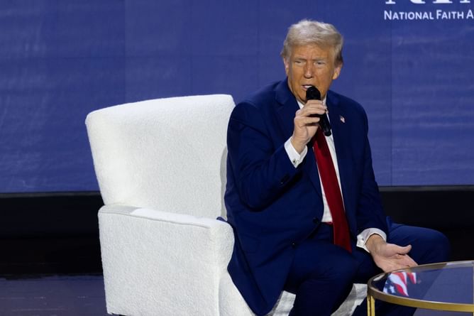 "A clap back!" — Internet reacts to The View co-host Sunny Hostin calling Trump "trash that has been collecting since 2016" after his rally joke