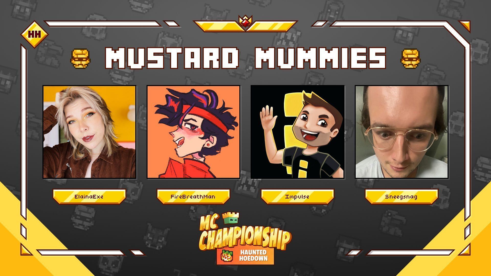 Mustard Mummies contains many veterans of MCC as well as a former tester (Image via MCChampionship_)