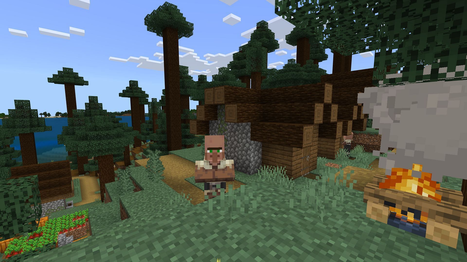 Use this seed to find a taiga village (Image via Mojang)