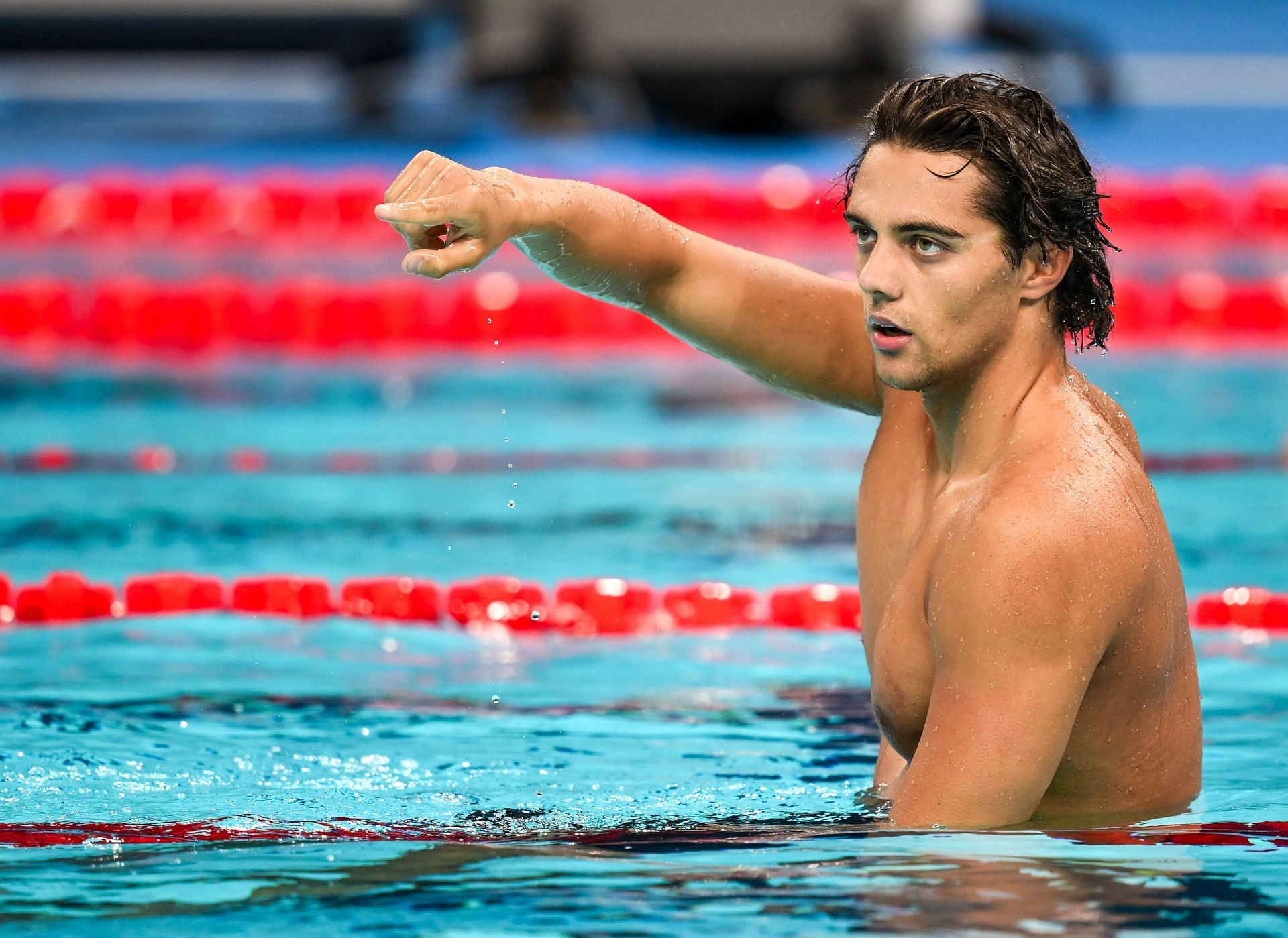 Thomas Ceccon en los Juegos Olímpicos de París 2024 (Foto de Stephen McCarthy/Sportsfile vía Getty Images)