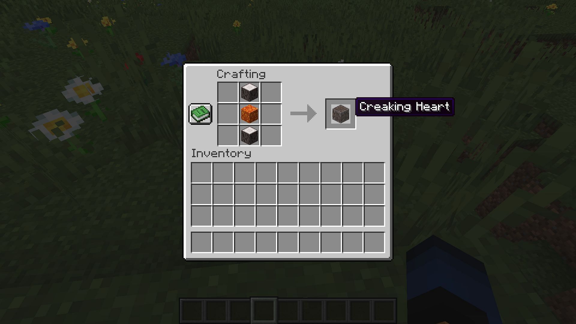 Craft the Creaking Heart in Minecraft (Image via Mojang Studios)