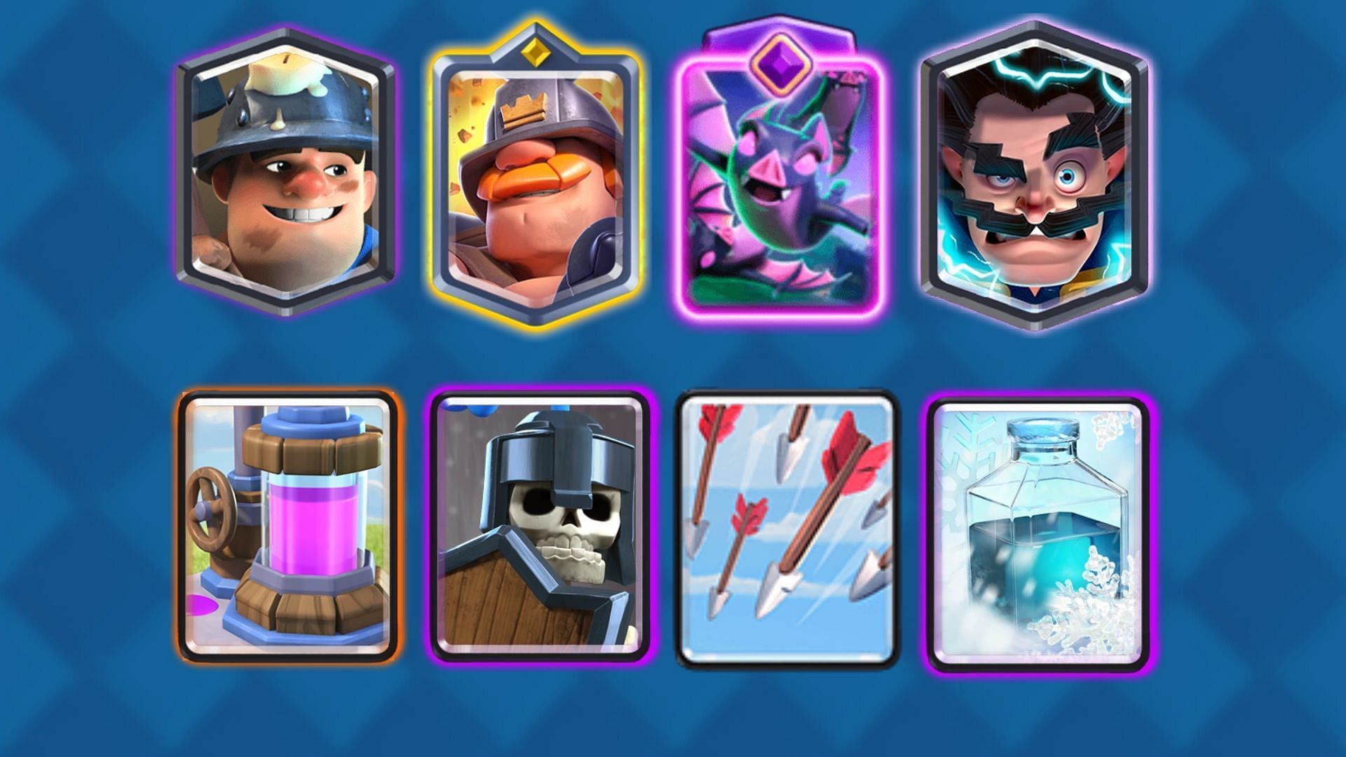 The Miner Duo Deck is a strategic Clash Royale Cannoneer deck you can try (Image via Supercell)