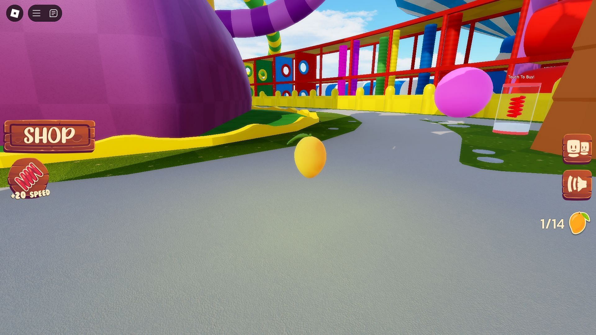 A collectible Mango (Image via Roblox)