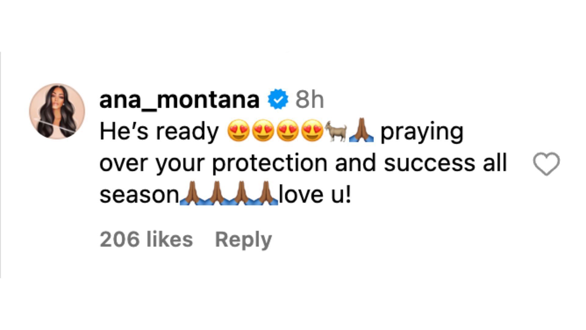 Ana Montana posts encouraging to her boyfriend LaMelo Ball. Photo Credit: LaMelo Ball&#039;s IG account