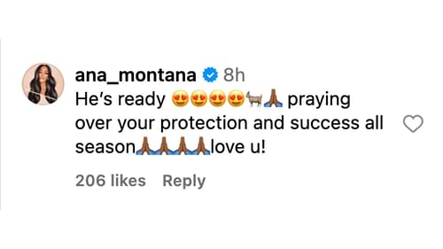 Ana Montana posts encouraging to her boyfriend LaMelo Ball. Photo Credit: LaMelo Ball's IG account