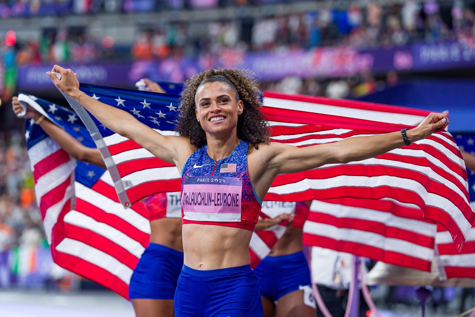 Sydney McLaughlin-Levrone at the Olympic Games Paris 2024 (Image via Getty)