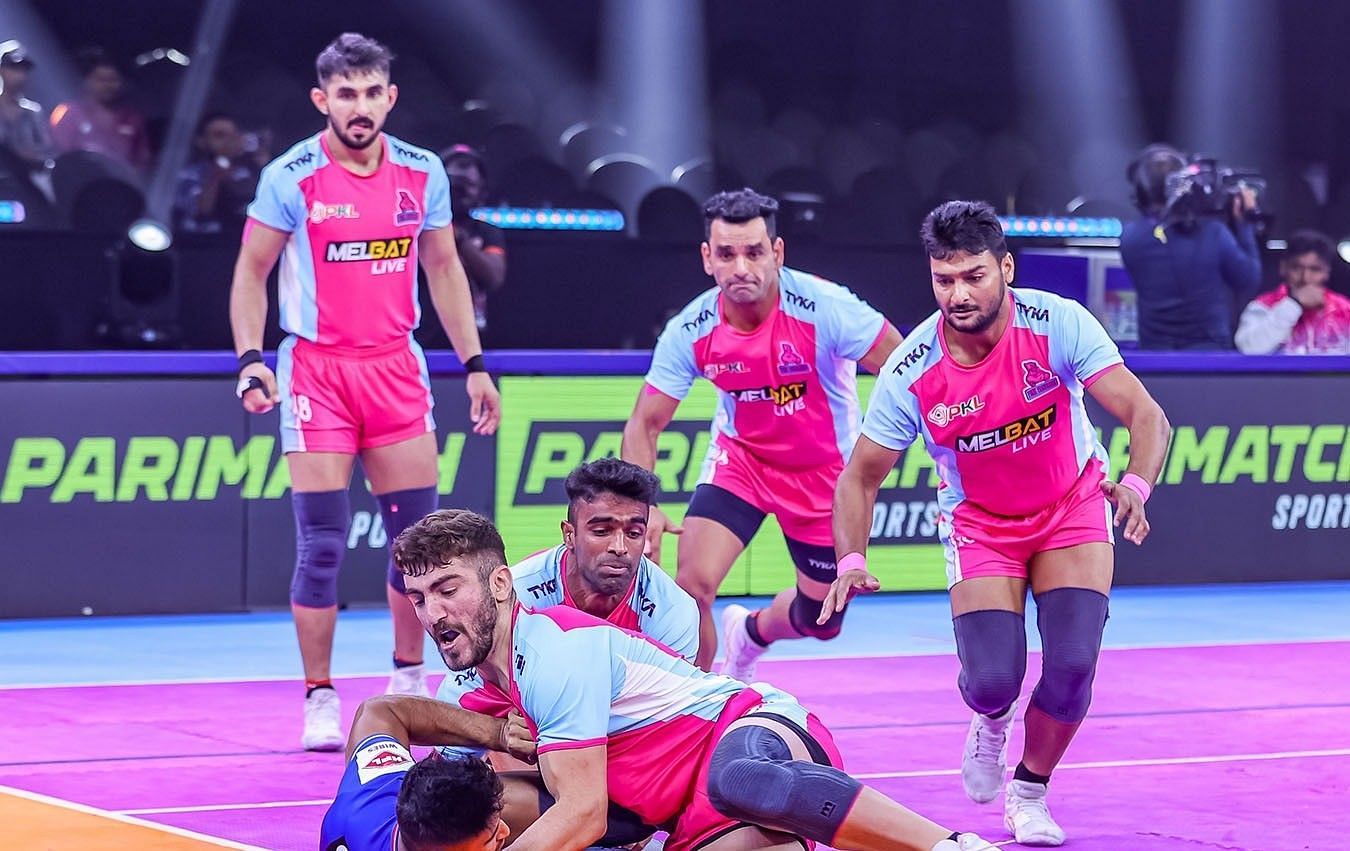 जयपुर पिंक पैंथर्स की टीम (Photo Credit - @JaipurPanthers)