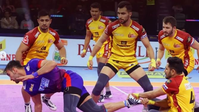 3 teams with the maximum time last position finish in the Pro Kabaddi points table ft. Telugu Titans