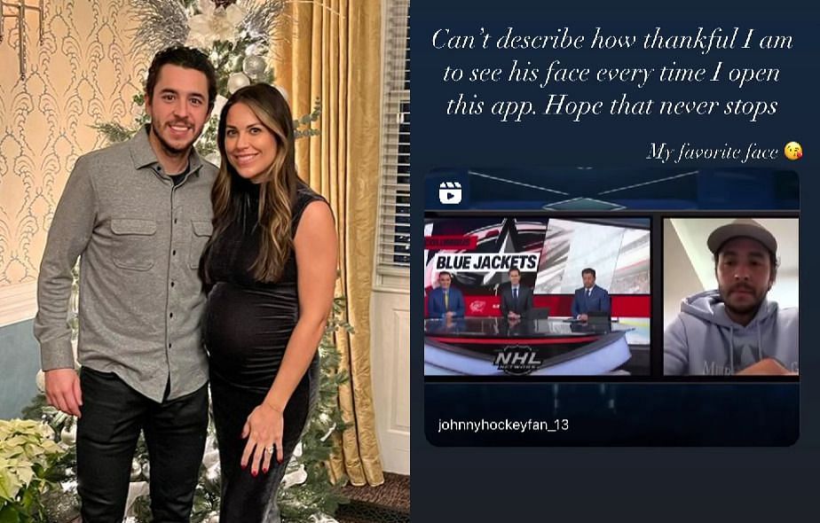 Johnny Gaudreau&rsquo;s wife Meredith shares emotional thank you message. (Credit: IG @meredithgaudreau_)