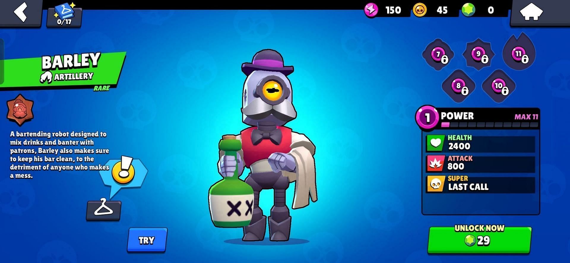 It needs 29 Gems to unlock (Image via Supercell)