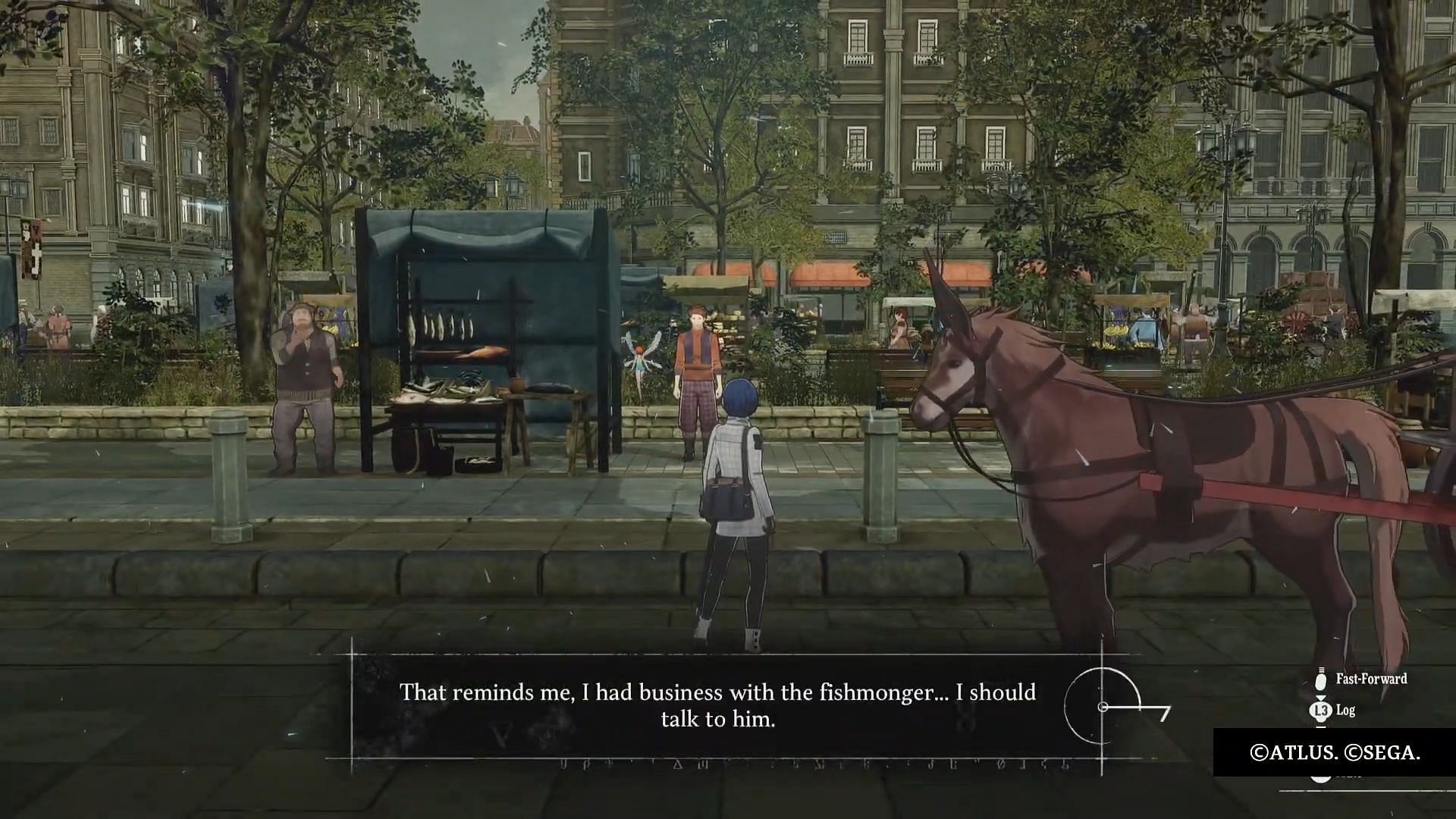 Location of the Fishmonger in Metaphor ReFantazio (Image via Atlus)