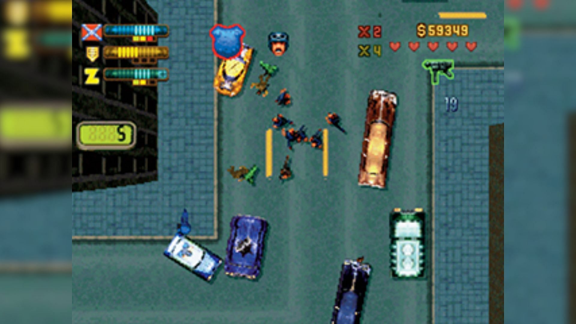 An official in-game screenshot for GTA 2 parents guide readers (1/4) (Image via Rockstar Games)