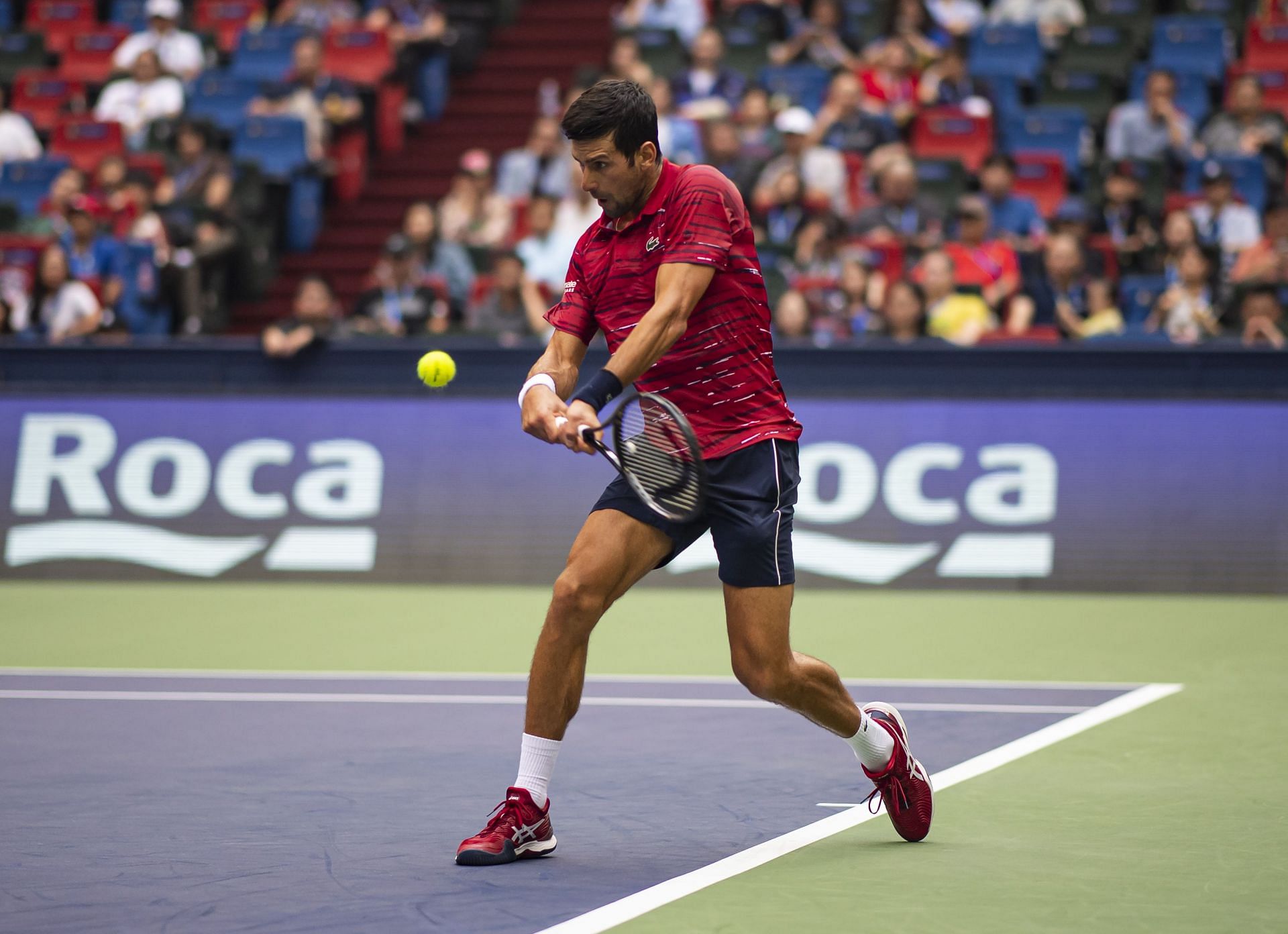 Djokovic in the Rolex Shanghai Masters - Day 7 - Source: Getty