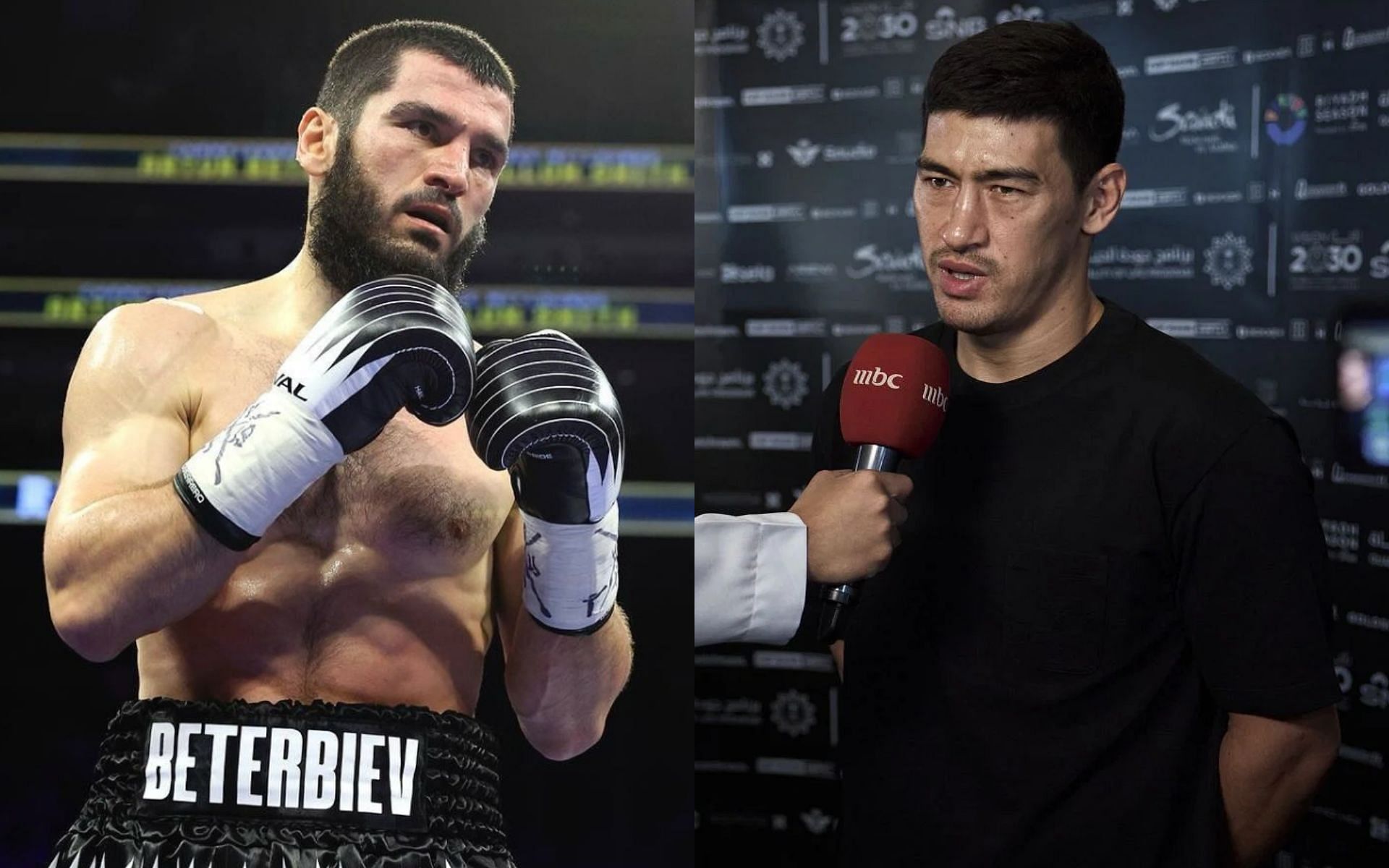 Dmitry Bivol (right) answers if Artur Beterbiev (left) hits as hard as everyone says [Images courtesy: Getty Images, @arturbeterbiev on Instagram]