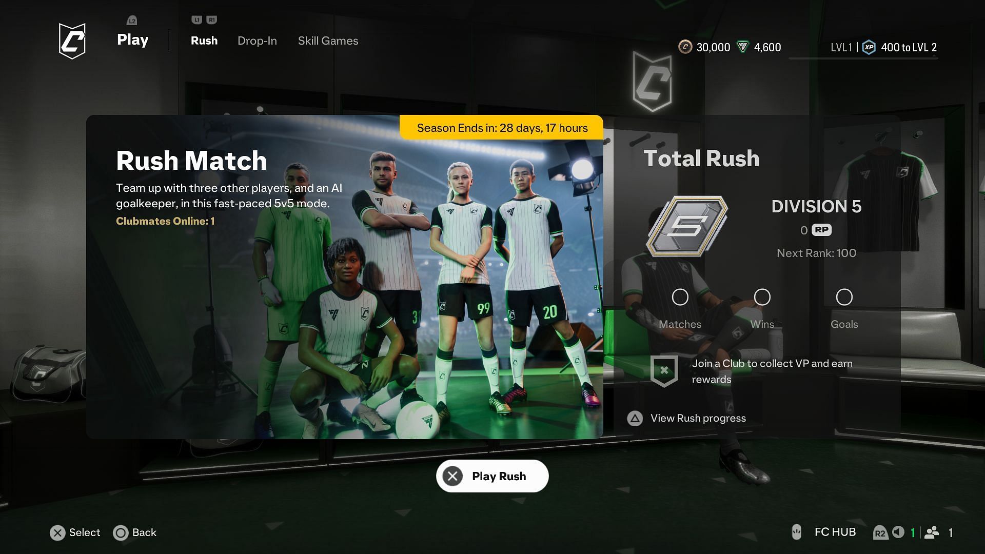 Rush Mode as seen in EA FC 25 (Image via EA Sports)