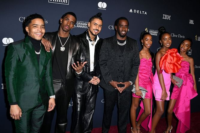“Them kids reading everything but the room”: Internet reacts as Diddy's son, Quincy debuts new family vlog show