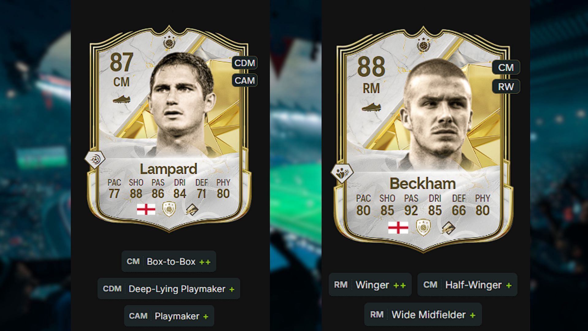 Players on the bench (Image via EA and Futwiz)