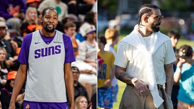 'Laugh Now, Cry Later' feature Kevin Durant marks pal Drake's 37th born day with unseen picture