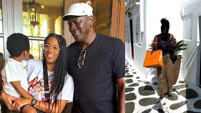 PICS: Michael Jordan's daughter Jasmine Jordan dons casual outfit as she soaks up 'therapeutic' Greece getaway