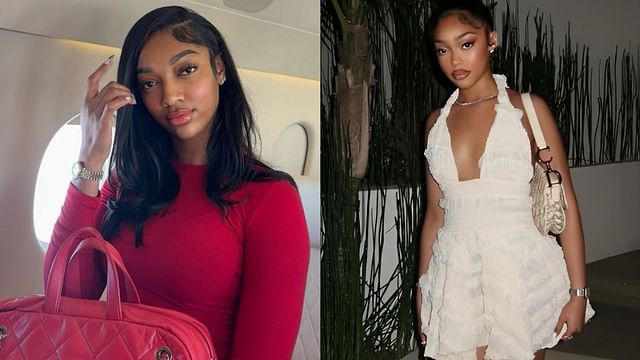 Jordyn Woods’ sister Jodie Woods reacts to Angel Reese's touchdown in ...