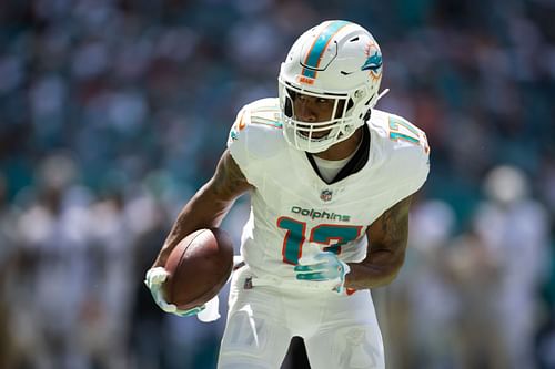 Jaylen Waddle at Jacksonville Jaguars vs. Miami Dolphins - Source: Getty