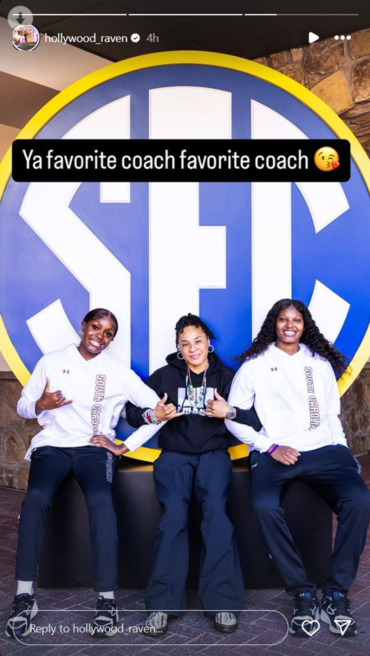 PIC: South Carolina’s Raven Johnson and Sania Feagin snapped with ...