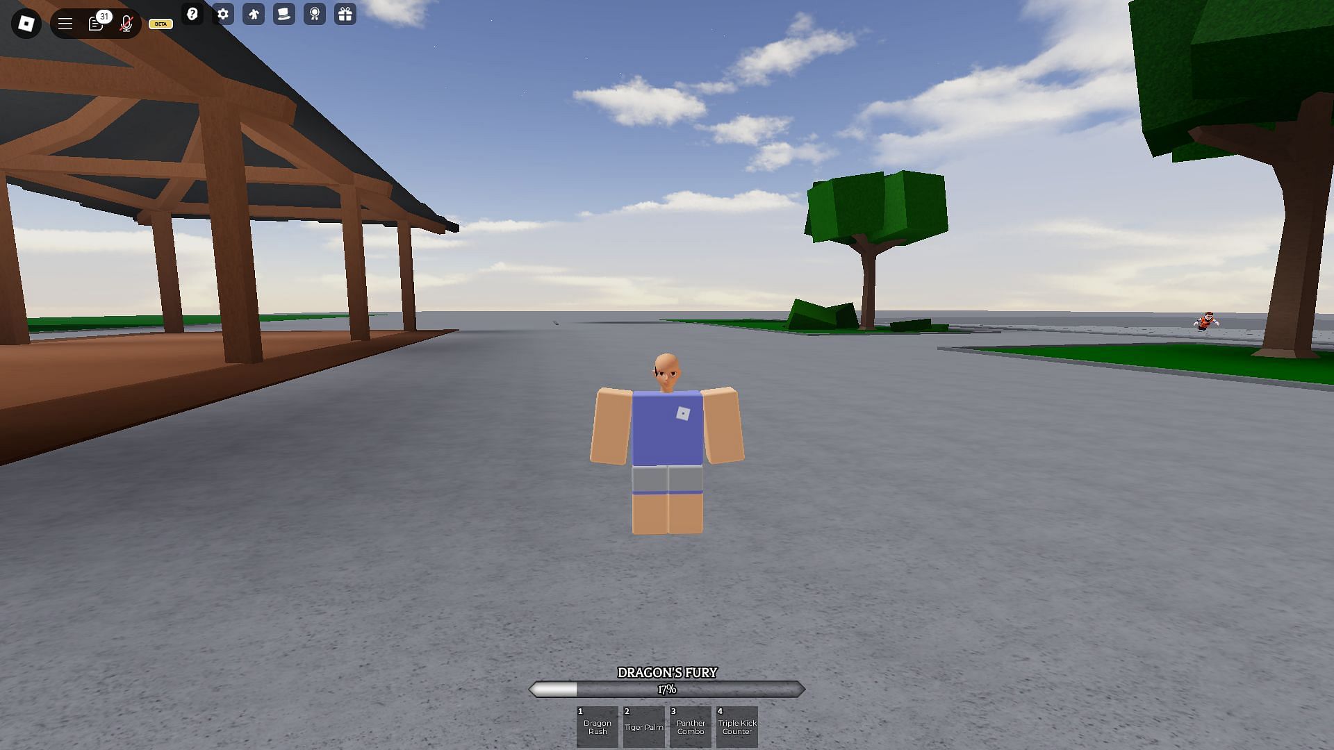 One of the many spawn locations (Image via Roblox)