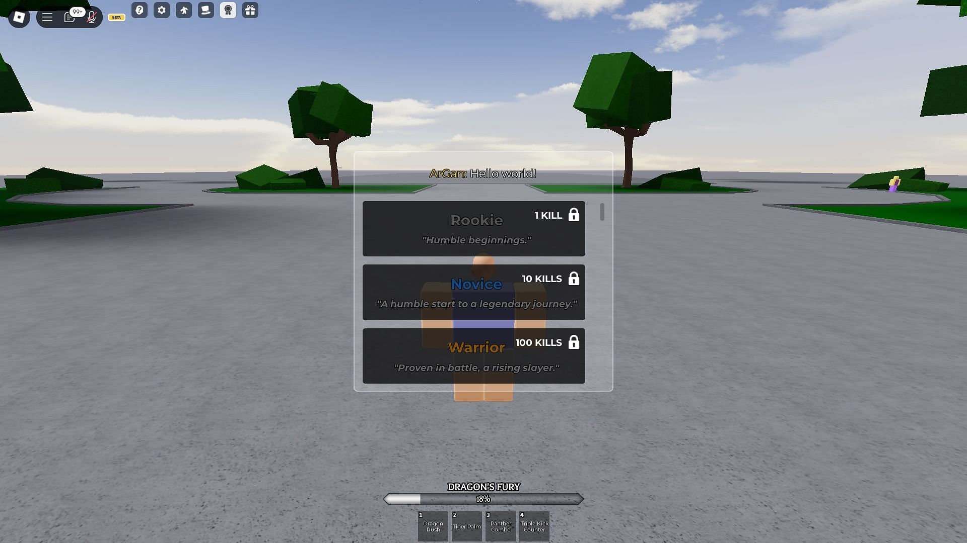 Title Menu (Image via Roblox)