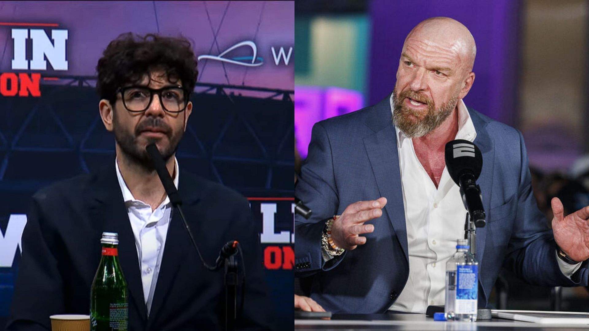 Triple H and Tony Khan are big names in WWE and AEW respectively [Photo: WWE and AEW Official Website]