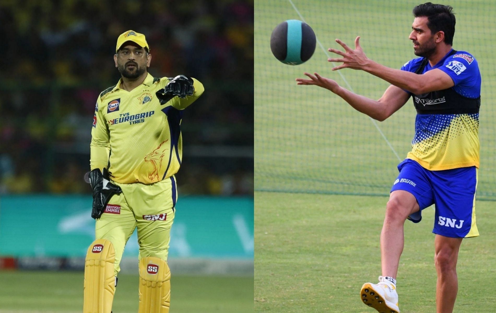 MS Dhoni, Deepak Chahar, CSK