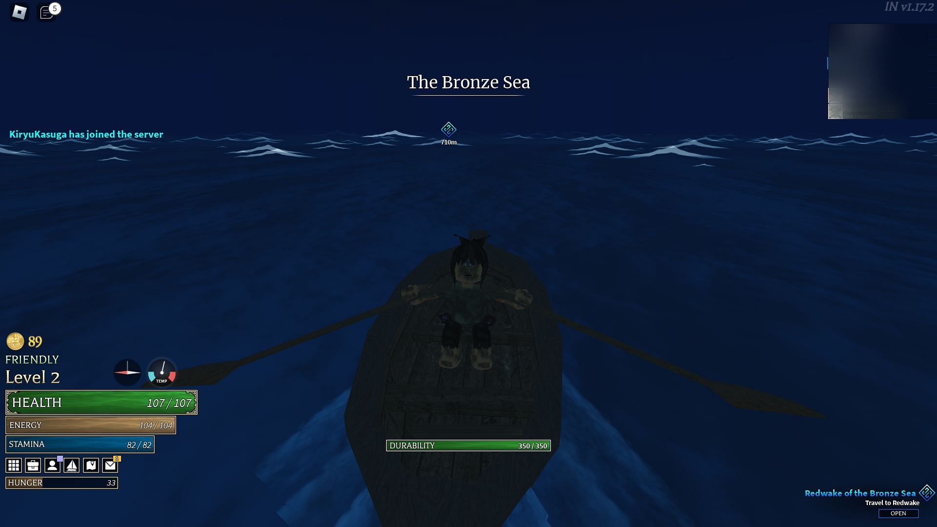 Exploring the Bronze Sea (Image via Roblox)