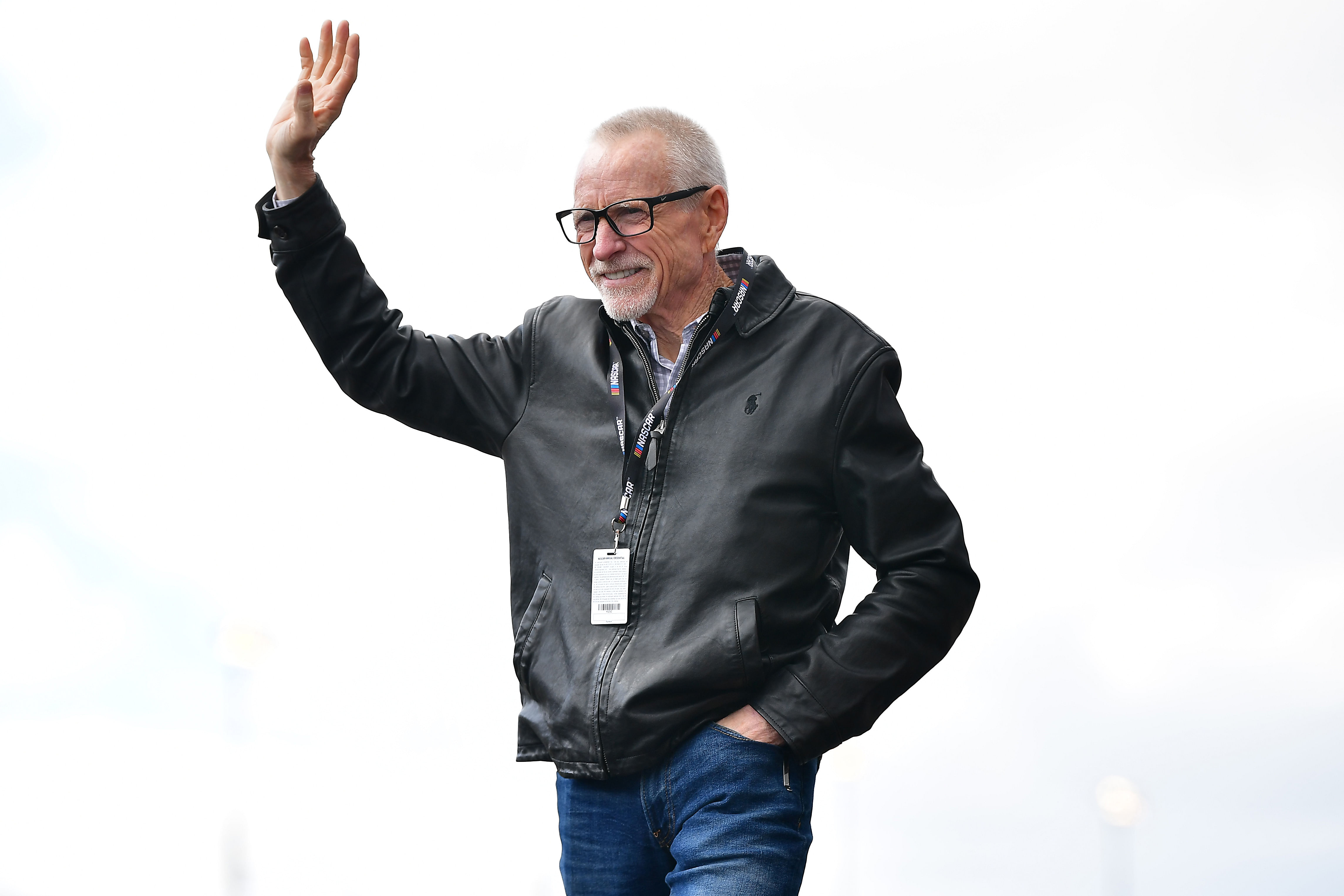 Former NASCAR series driver Mark Martin is introduced before the Pala Casino 400 at Auto Club Speedway (Source: Imagn)