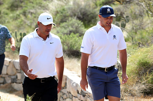 Bryson DeChambeau (R) and Brooks Koepka | Imagn