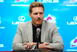 Avalanche's $56M star Gabriel Landeskog has defiant three-word reaction to fan's retirement taunt