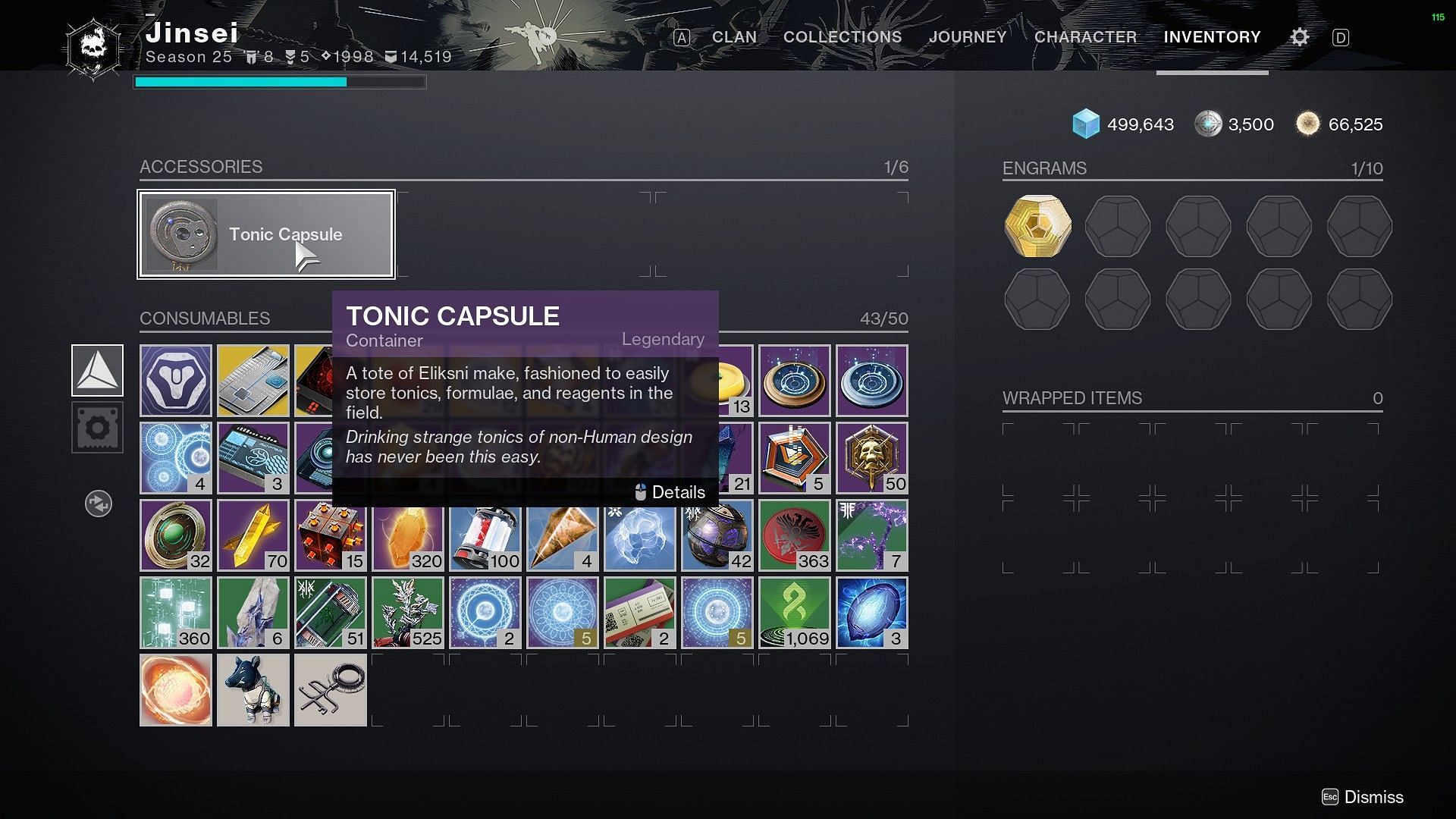 Time capsule in Destiny 2 (Image via Bungie)