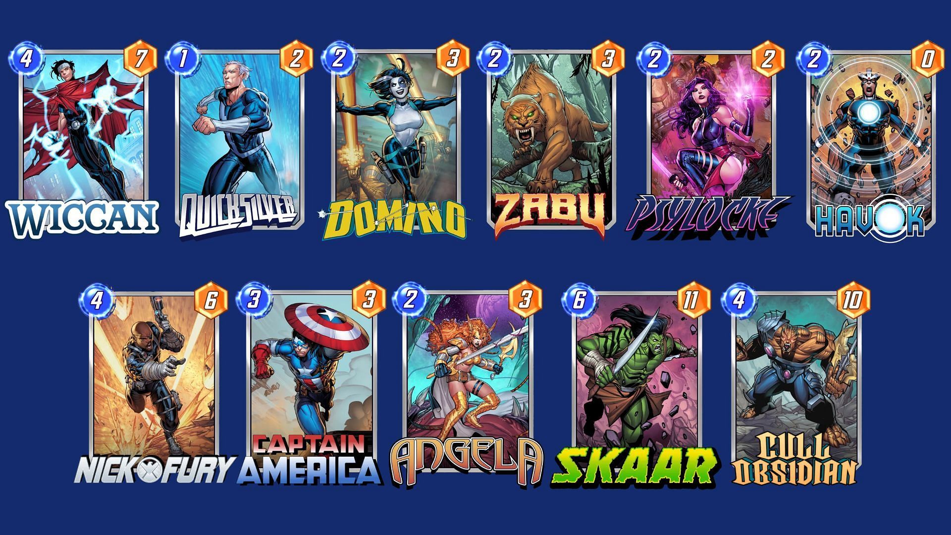 The Aggro Ramp Deck is a very effective Marvel Snap Wiccan deck (Image via Nuverse)